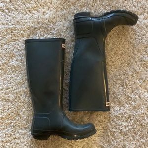 Hunter tall rain boots